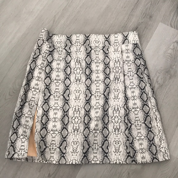 nwot princess polly samira snakeskin faux leather - Picture 2 of 3